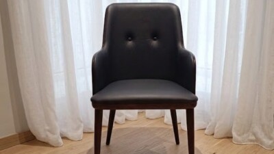 Fotelja Rio Wood u koži