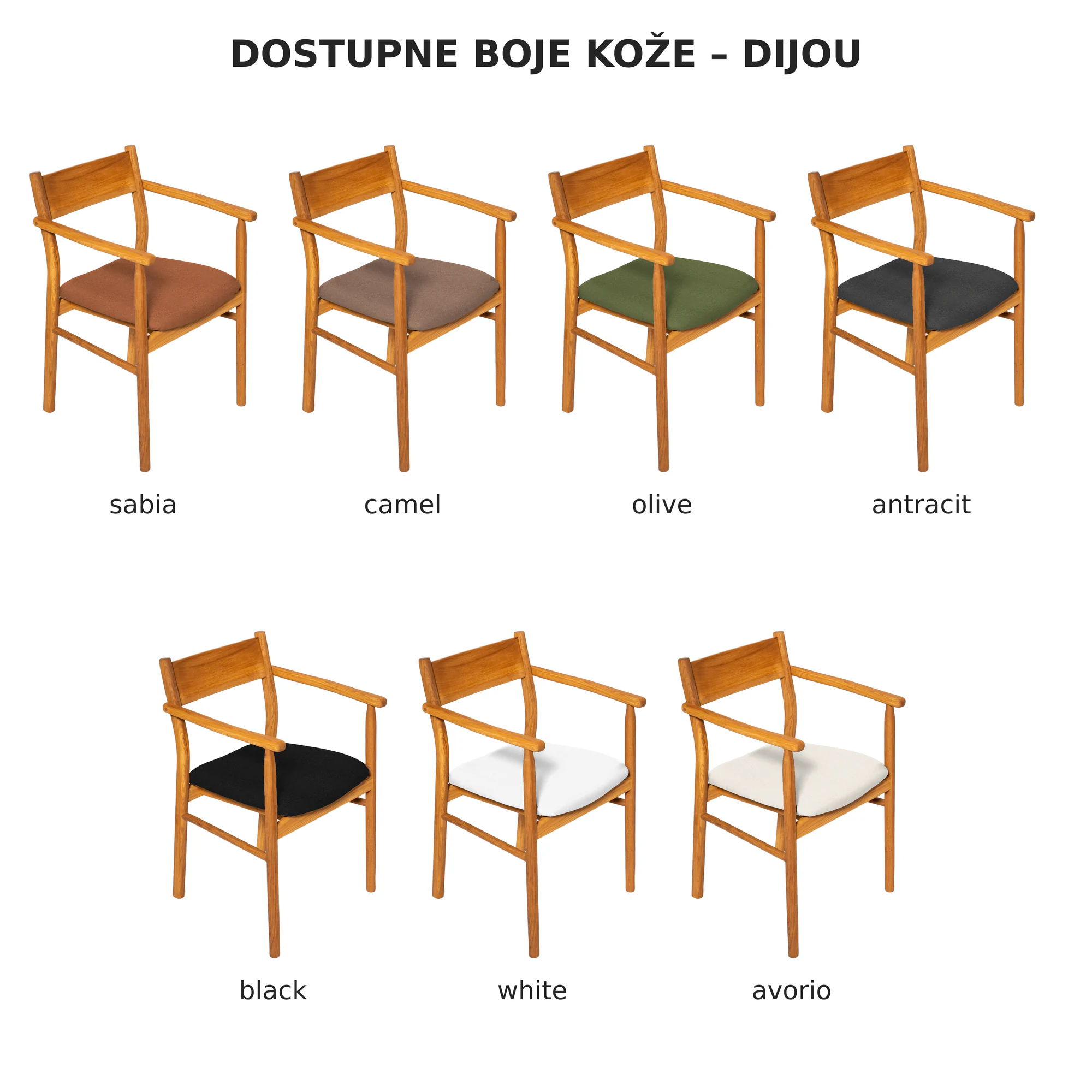 Trpezarijska stolica Dijou - Slika 2
