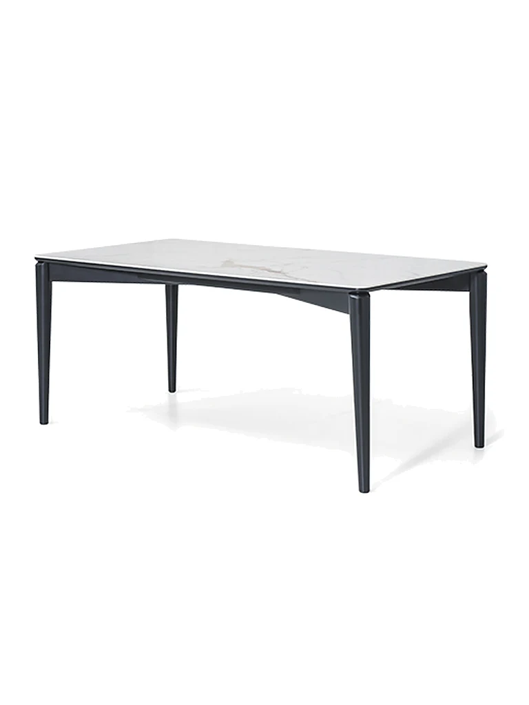 Trpezarijski sto Eterna 180×90 cm – pogled iz ugla na keramičku ploču